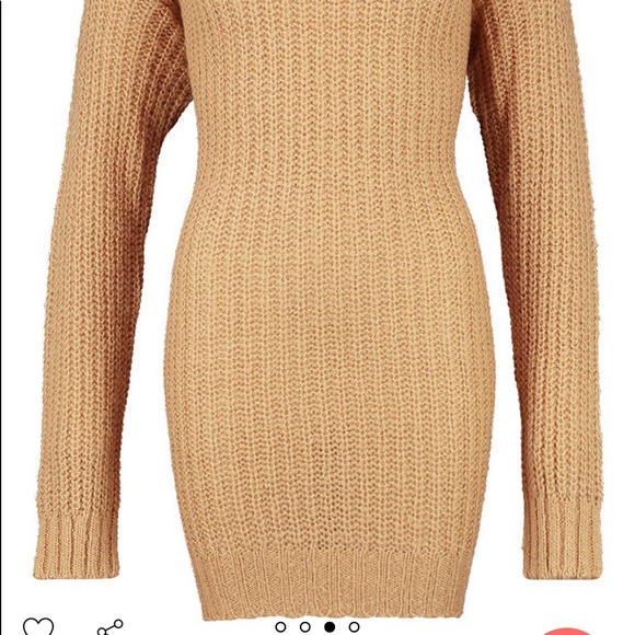 BooHoo NWT Roll Neck sweat dress - Picture 2 of 4
